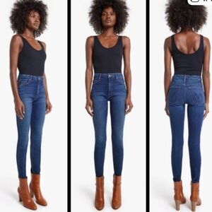 MOTHER High  waisted the looker Blue Jeans